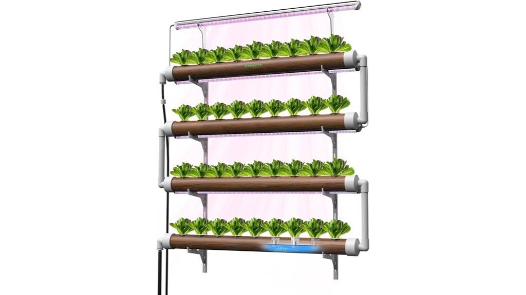 hydroponic nft 36 pod system