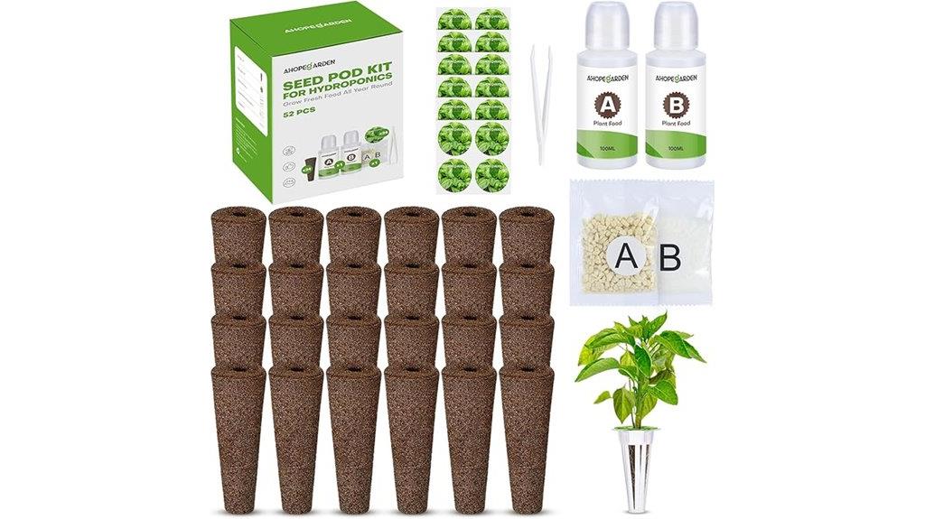 hydroponic pods garden kit