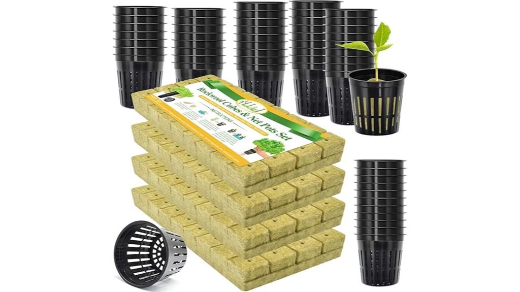 hydroponic rockwool cube set