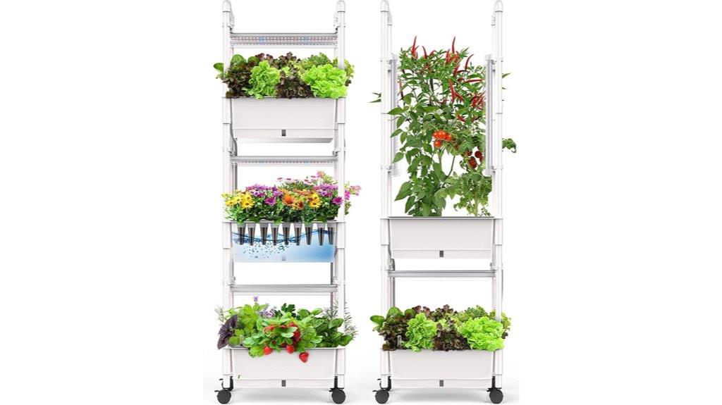 hydroponic system with forty two