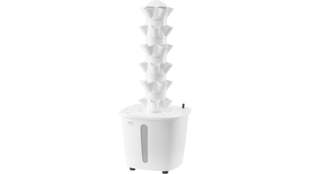 hydroponic system with pods