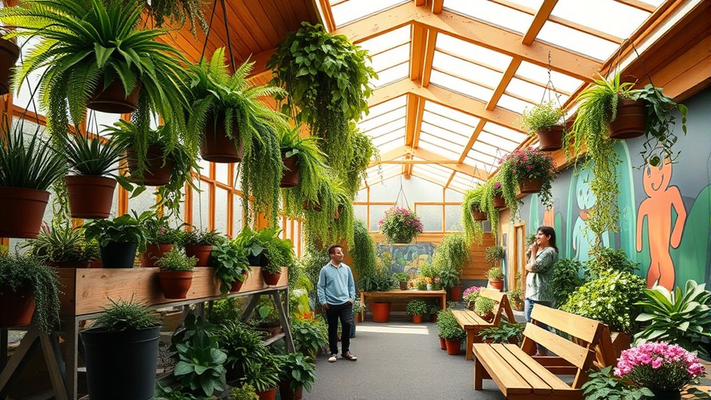 indoor gardens enhance community spaces