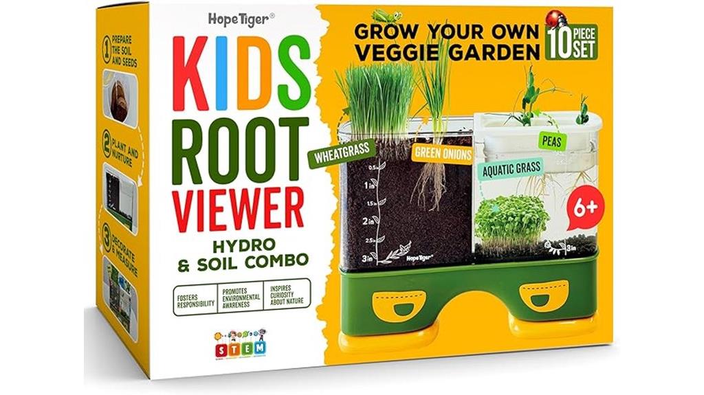 kids gardening root viewer