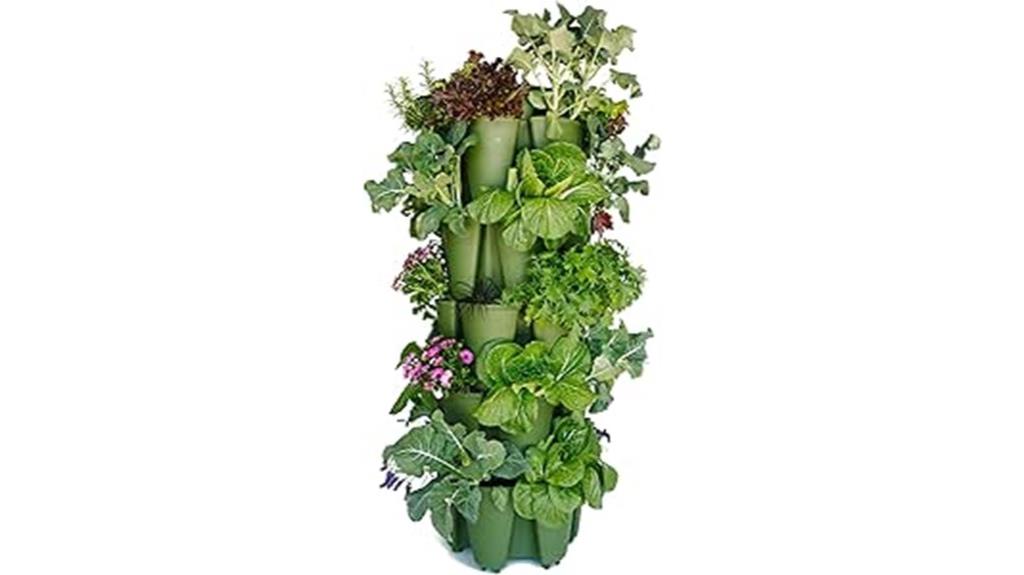large 5 tier watering planter