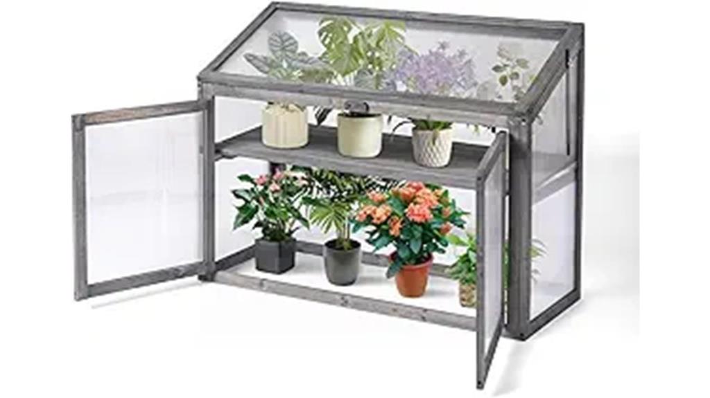 mini wooden cold frame