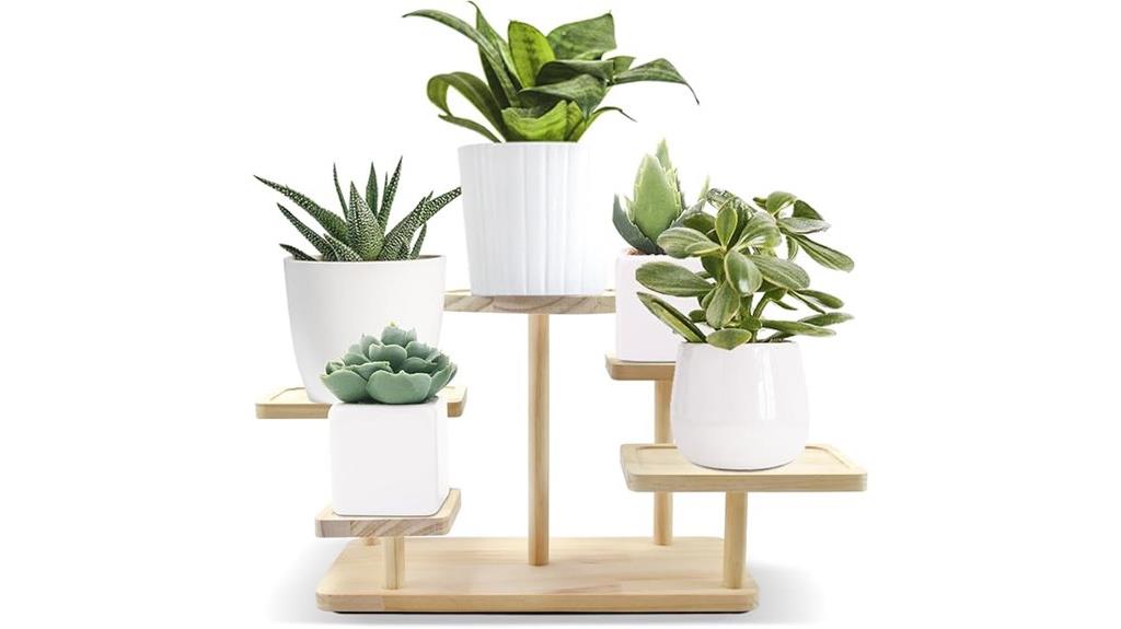 multi tiered plant display