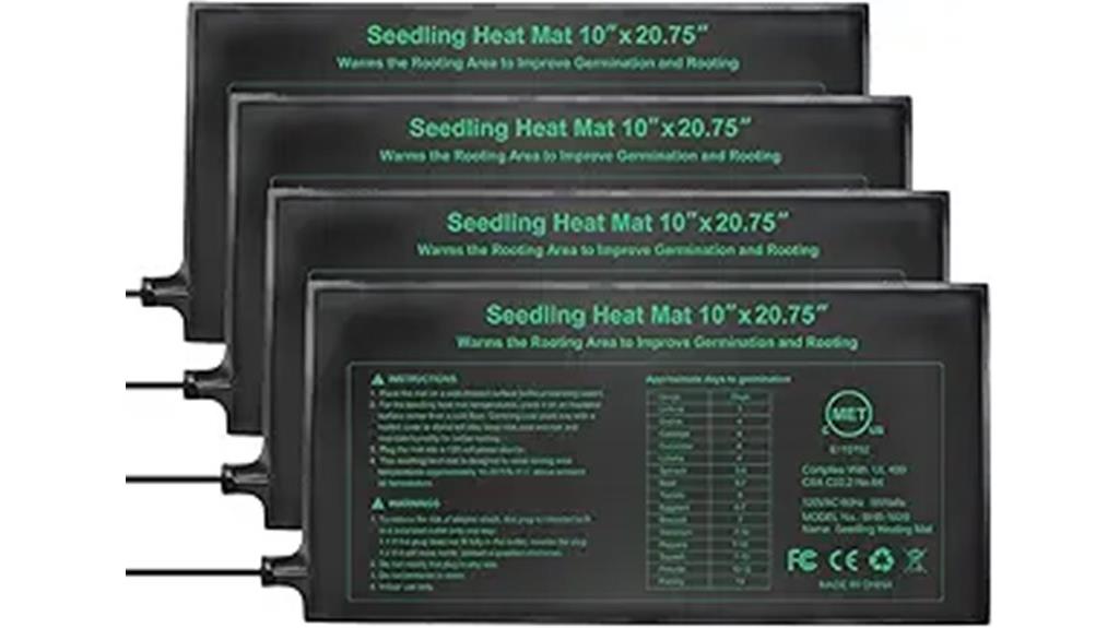 plant germination heating mats