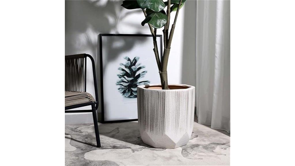 rustic indoor plant container