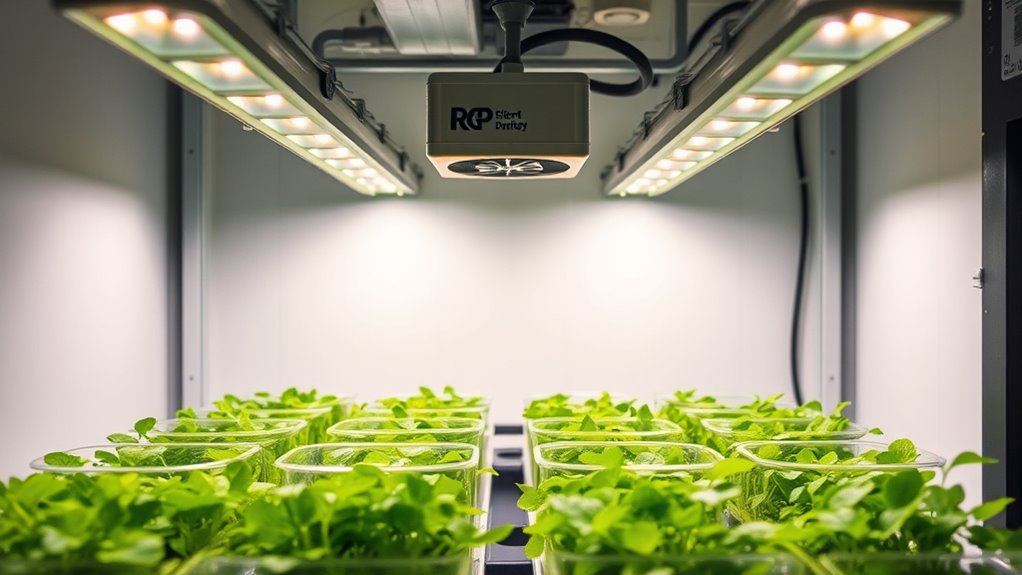 silent efficient hydroponic ventilation