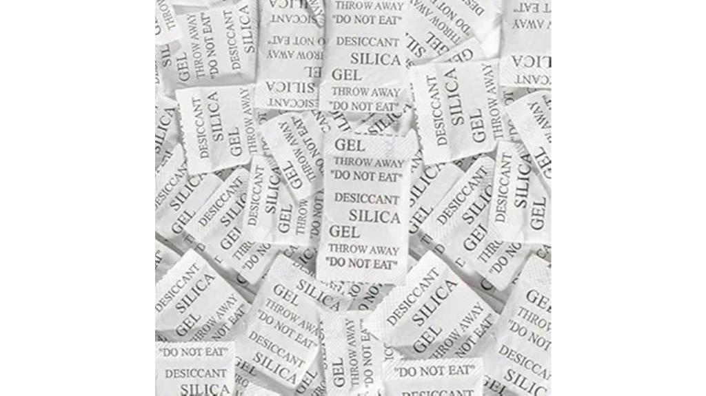 silica packets for electronics