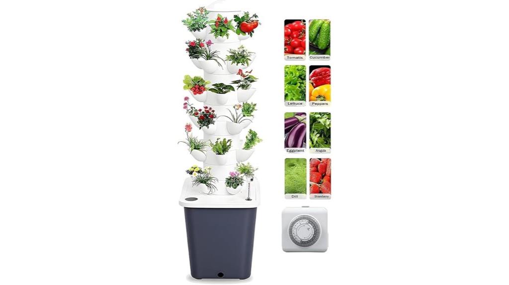 six layer tower garden