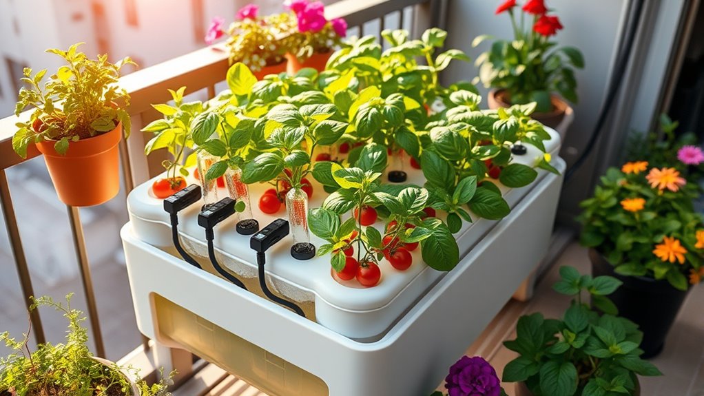 small balcony hydroponic kits