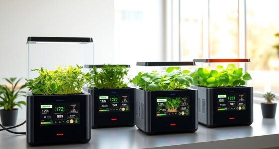 smart garden digital displays