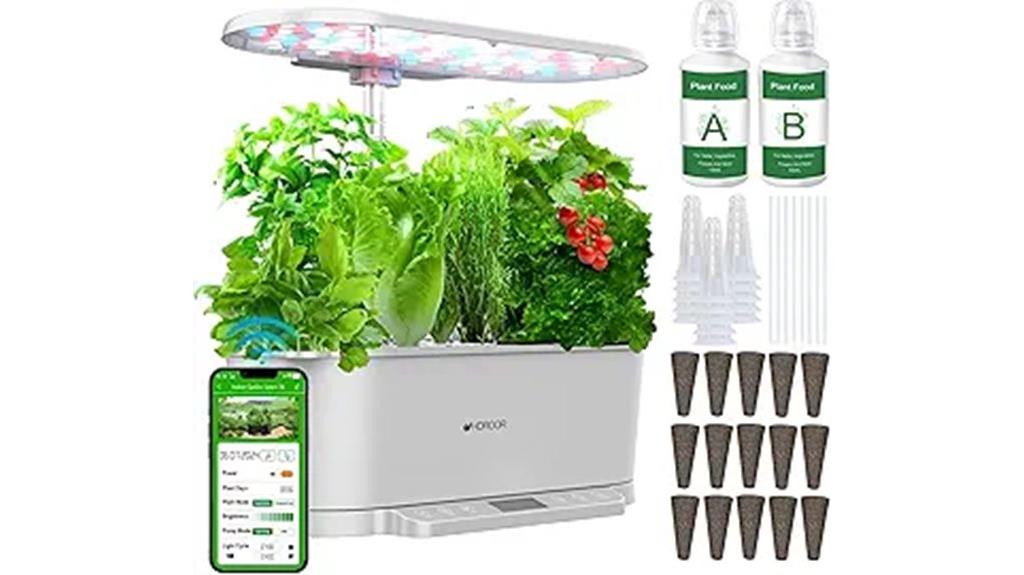 smart hydroponic gardening kit