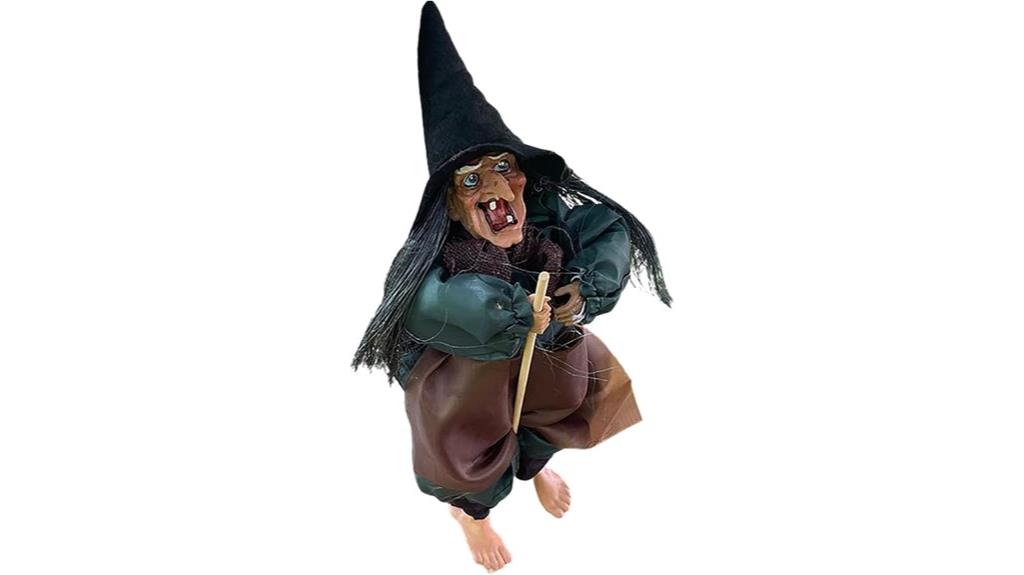 spooky witch halloween decor