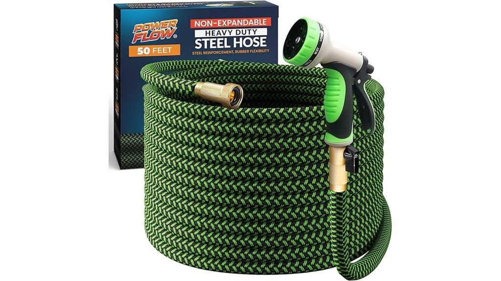 stainless steel 50 ft hose
