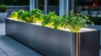 stylish stainless steel gardens