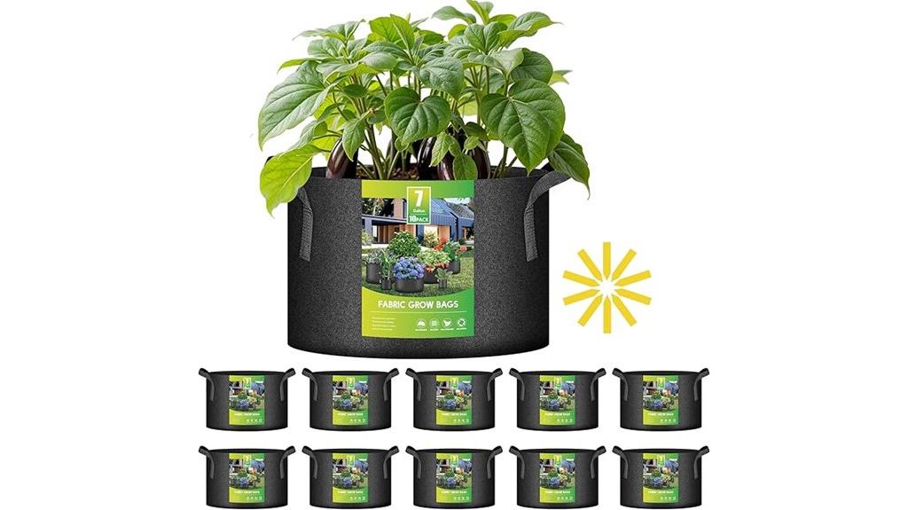 ten grow bags set