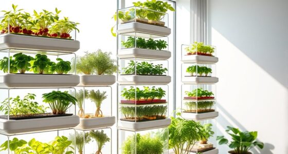 top space saving hydroponic planters