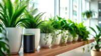 voice controlled indoor gardens