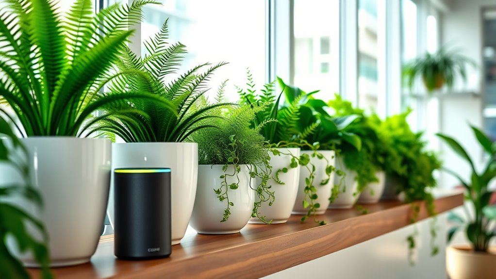 voice controlled indoor gardens