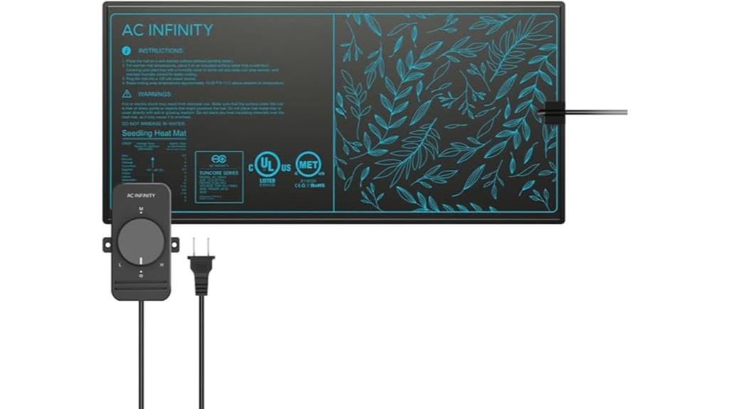 waterproof seedling heating mat