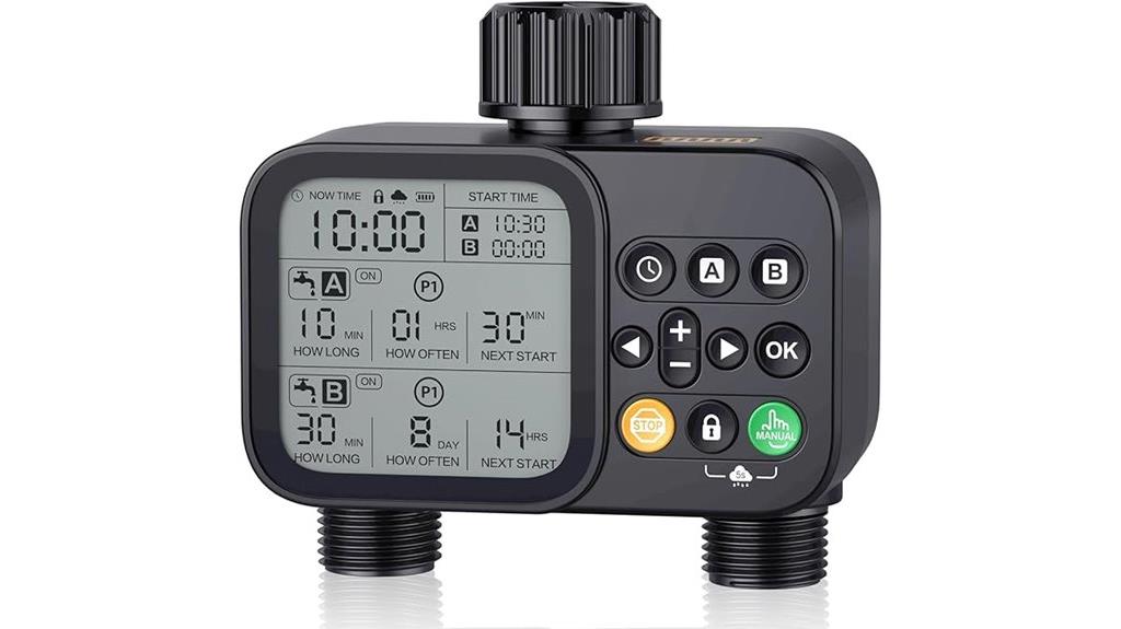 yard lawn sprinkler timer
