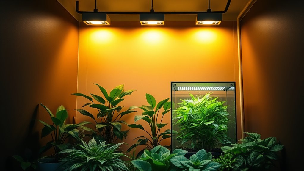 controlling indoor garden illumination