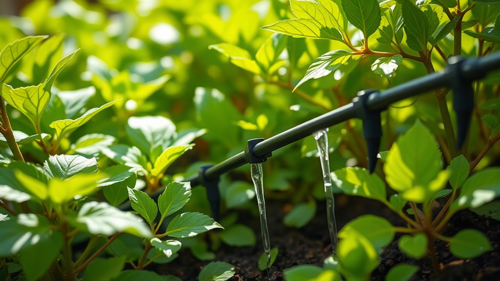 efficient watering system installation