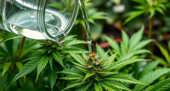 flush plants before harvest