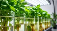 grow fresh hydroponic basil