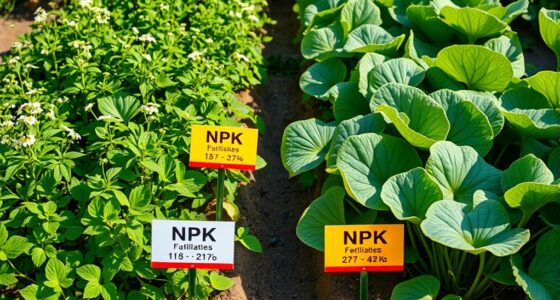 herb vegetable fertilizer ratios