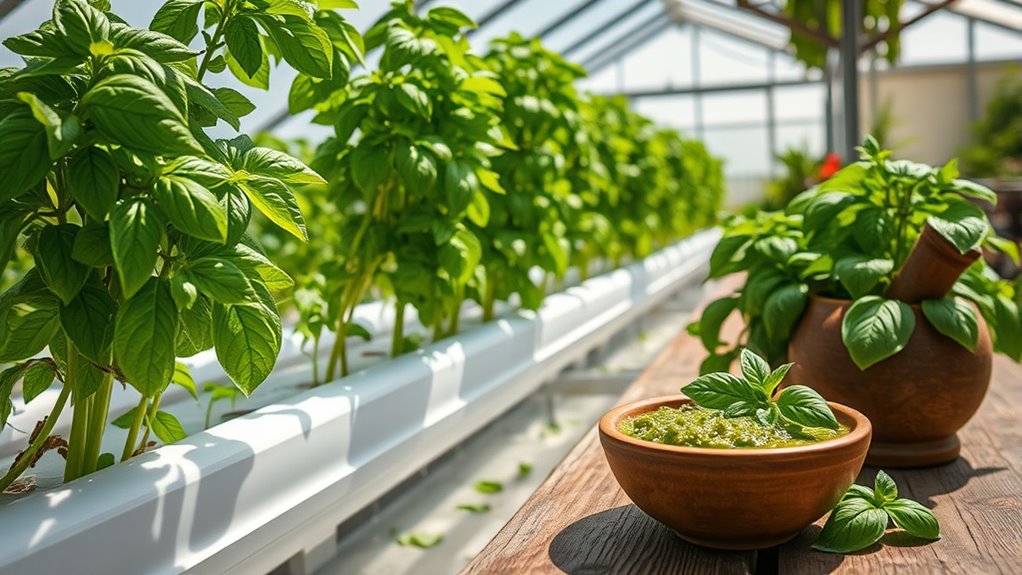 hydroponic basil growth tips