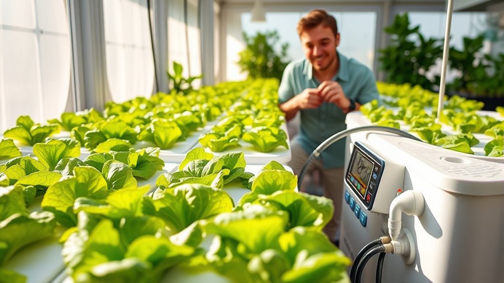 hydroponic care before absence