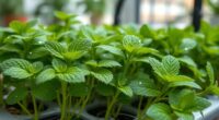 hydroponic mint growing tips
