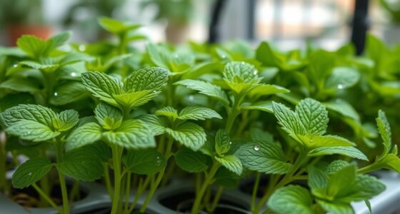 hydroponic mint growing tips