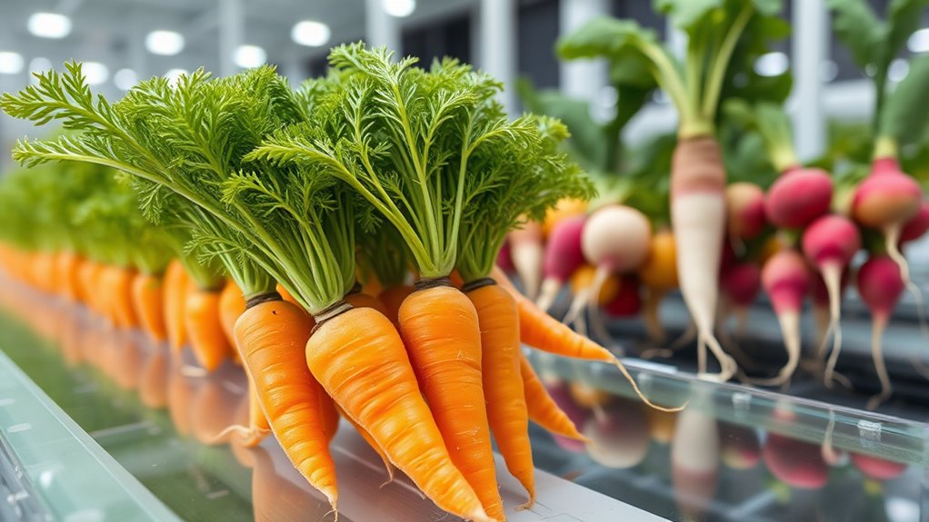 hydroponic root vegetable cultivation