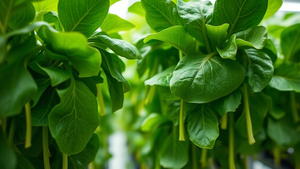 hydroponic spinach nutrient management