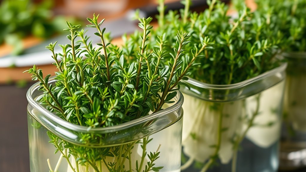hydroponic thyme culinary cultivation