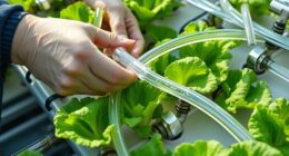hydroponic tubing replacement process