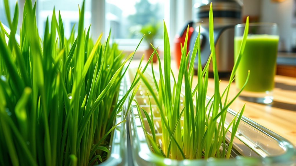 hydroponic wheatgrass cultivation instructions