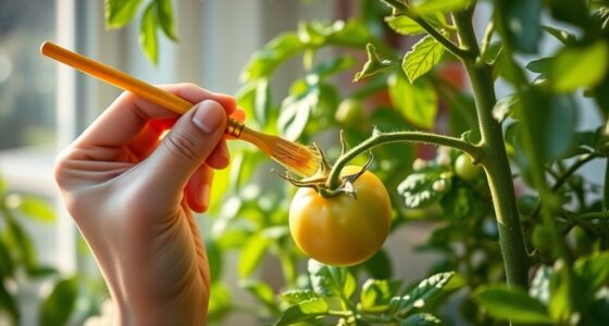 indoor fruit pollination techniques