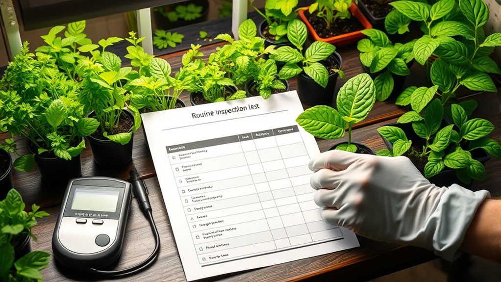 indoor garden maintenance checklist