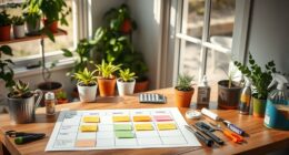 indoor garden maintenance planning
