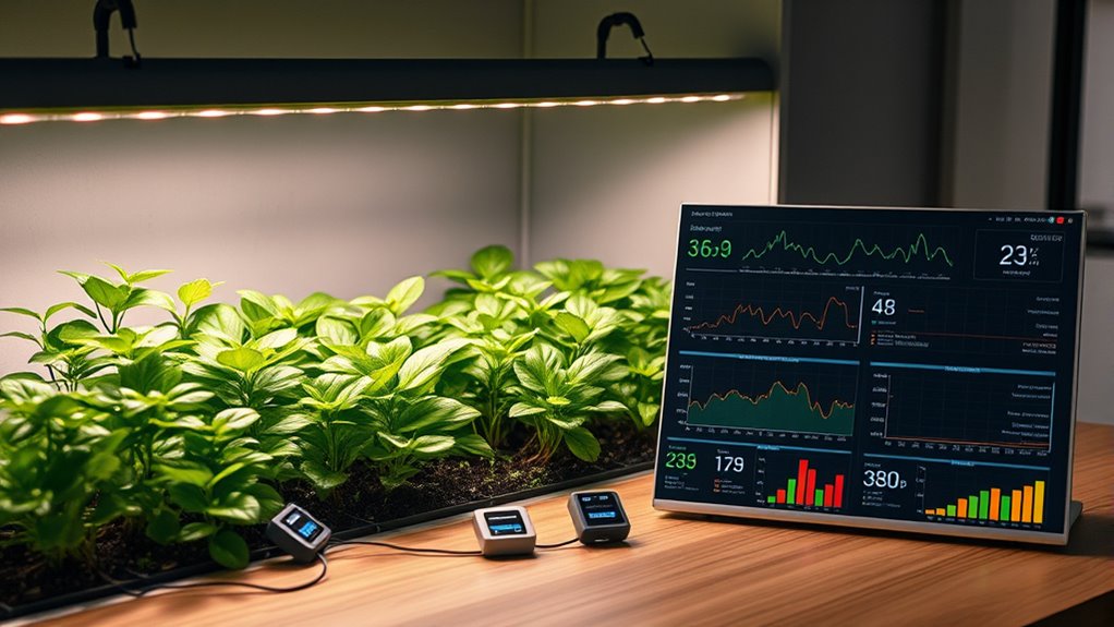 indoor garden remote monitoring