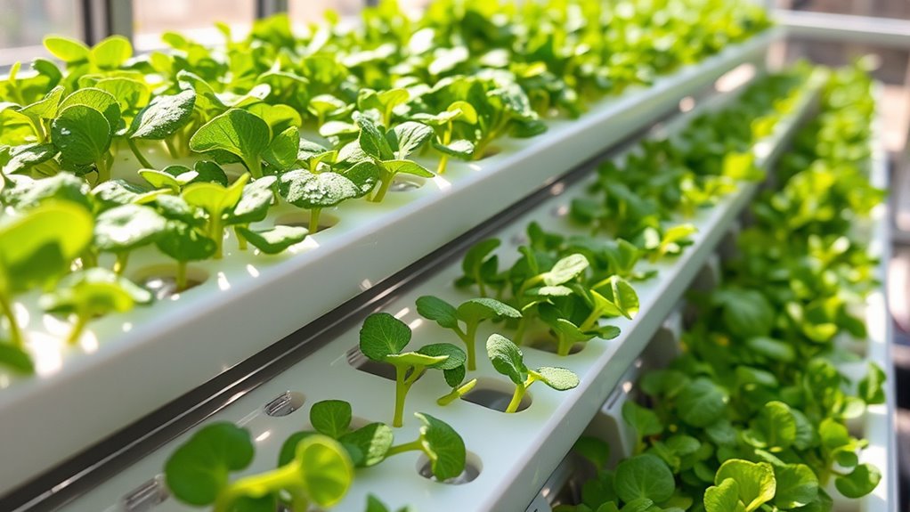 indoor hydroponic microgreen cultivation