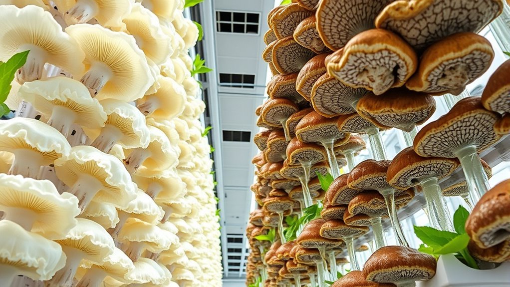 indoor hydroponic mushroom cultivation