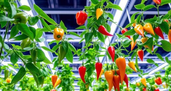 indoor hydroponic pepper cultivation