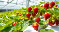 indoor hydroponic strawberry cultivation
