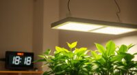 indoor plant light timing